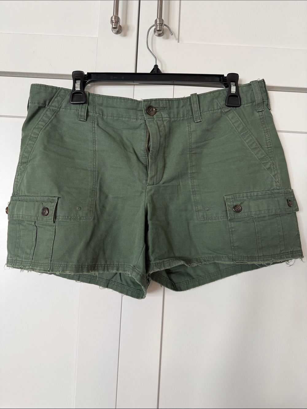 GAP Olive Utility Cargo Shorts